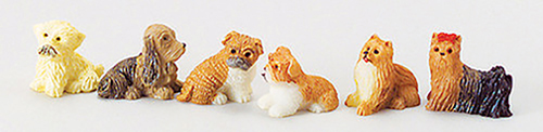 Dogs, 3/4", Assorted